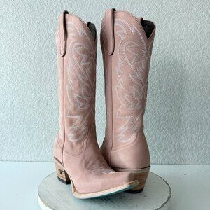 Lane SMOKESHOW Pink Cowboy Boots Western Cowgirl Mid Calf Tall Womens Size 8